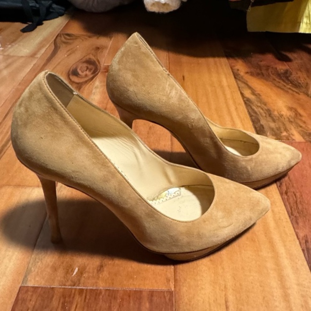 CHARLOTTE OLYMPIA NUDE PLATFORM HEEL